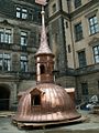 Neues Kupferdach für das Dresdner Residenzschloss
