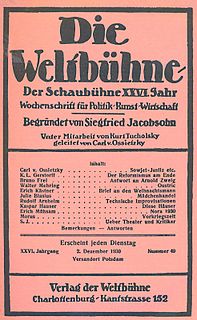 <i>Die Weltbühne</i>