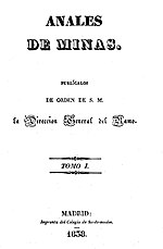 Miniatura para Anales de Minas