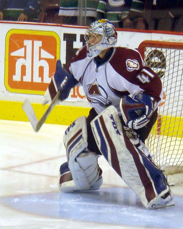 Anderson during his tenure with the Colorado Avalanche.