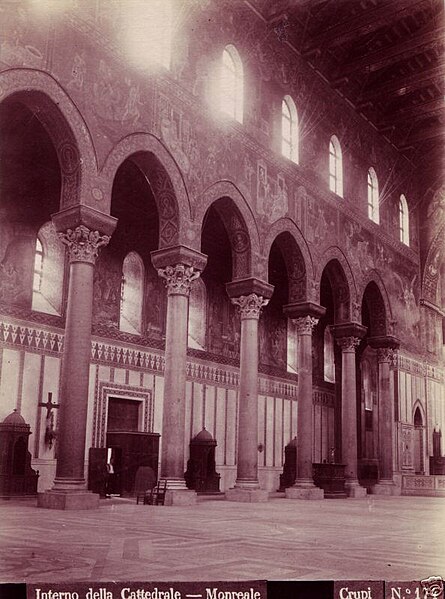 File:Crupi, Giovanni (1861-1925) - n. 0174 - Interno della Cattedrale - Monreale.jpg