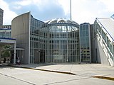 Exterior of the station building at Cumberland