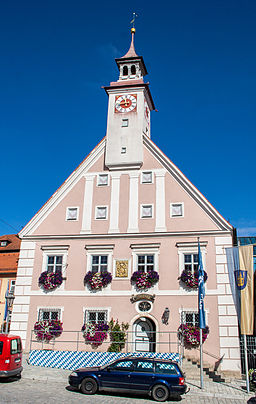This is a photograph of an architectural monument.It is on the list of cultural monuments of Bayern, no. D-5-76-122-70