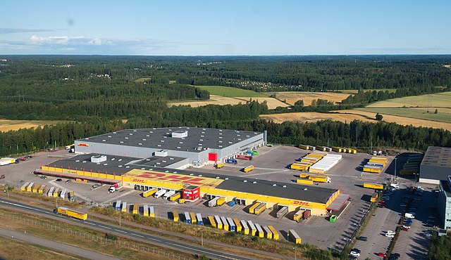 DHL distribution centre in Vantaa