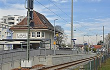 Haltepunkt Dachau Stadt an der Bahnstrecke nach Altomünster