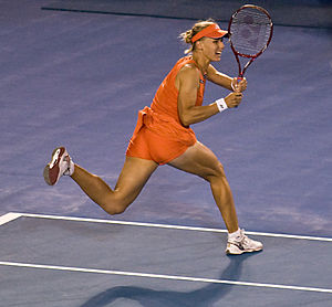 Elena Dementieva is the women's defending champion Dementieva Australian Open 2009 2.jpg