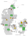 Tärkeimmät valtatiet Tanskassa