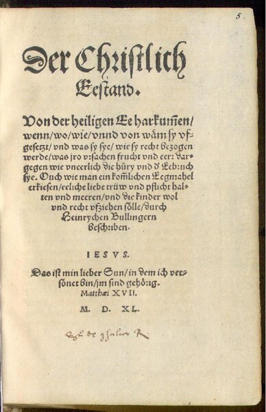 File:Der Christlich Eestand - Bullinger - 1540.pdf