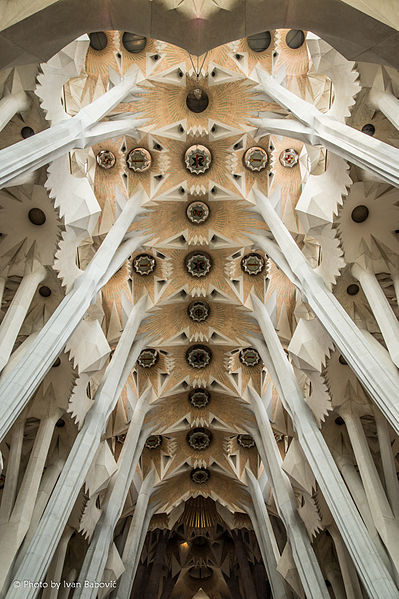 File:Detail of the ceiling of Sagrada Familia in Barcelona, Spain.jpg