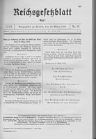 Ermächtigungsgesetz (RGBl. 1933 I, S. 141)