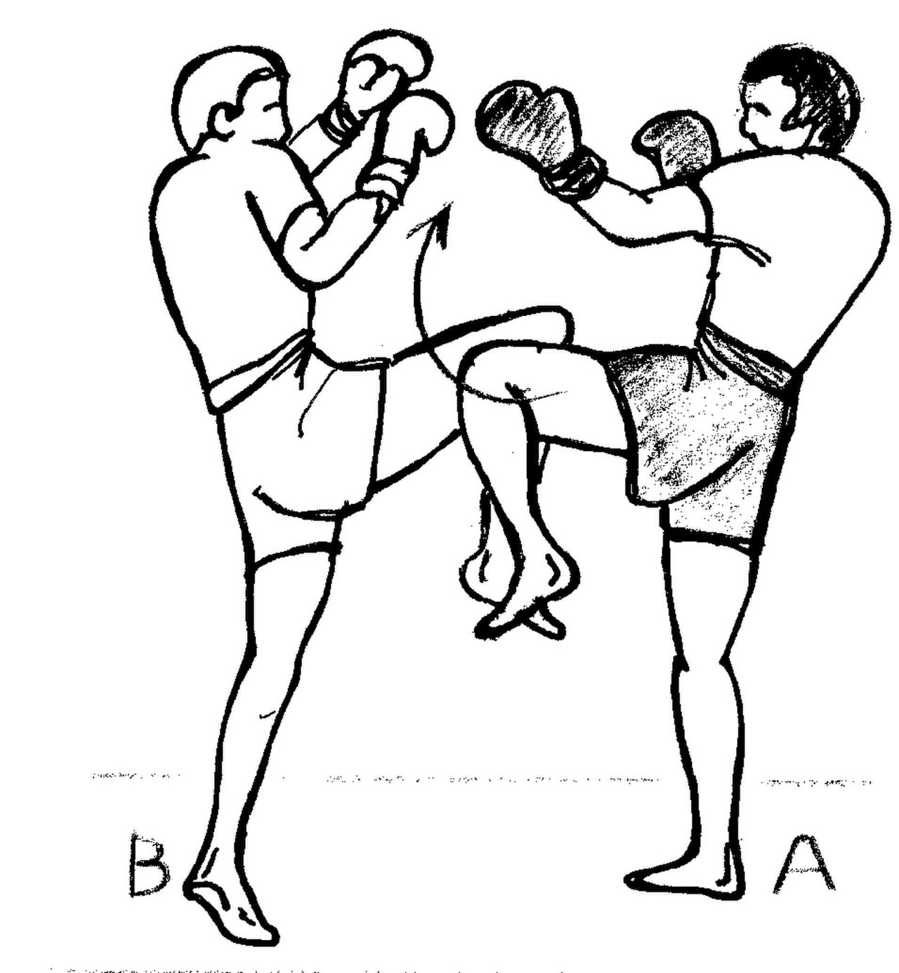 Раскраска бокс на ринге