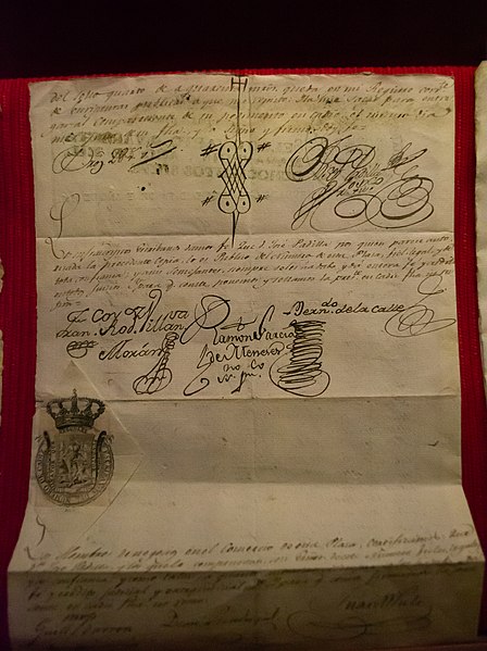 File:Documento de administración con firmas de judíos conversos. Siglos XV-XIX. Conservado en el Palacio de los Olvidados 01.jpg