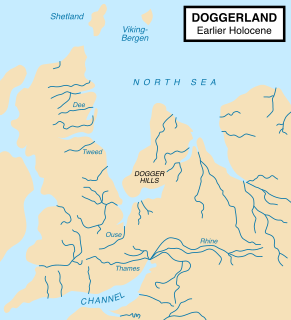 Doggerland – istniejący w okresie zlodowacenia północnopolskiego w południowej części Morza Północnego masyw lądowy łączący Wielką Brytanię z Europą kontynentalną.