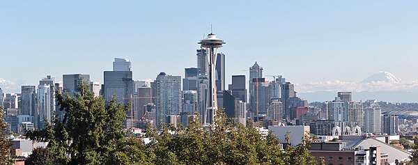 Downtown Seattle as seen from Kerry Park in October 2019