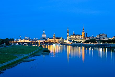 The Elbe passing Dresden