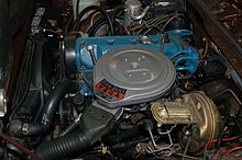 Dura-built 140 cu in (2.3 L) 2bbl. I-4, 84 hp (1977) Dura built Vega engine.jpg