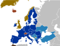 Paesi membri Paesi candidati Paesi potenziali candidati Adesione rifiutata tramite referendum Adesione congelata dopo un referendum fallito Adesione rifiutata dal Consiglio dell'UE