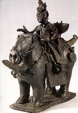 Earthenware Funerary Objects in the Shape of a Warrior on Horseback 도기 기마인물형 명기 03.jpg