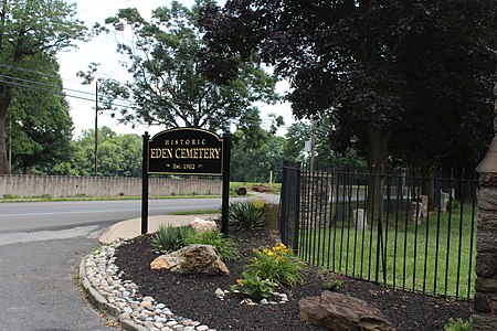 Eden Cemetery Entrance