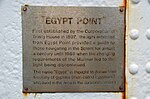 Thumbnail for File:Egypt Point Light Plaque - geograph.org.uk - 5602998.jpg