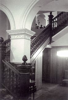 Empire Hotel-Queenstown, Tasmania Staircase made of Tasmanian Blackwood