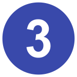 Eo circle indigo number-3.svg