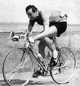 Ercole Baldini, champion olympique de la course en ligne à Melbourne, en 1956