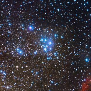Aufnahme des offenen Sternhaufens Messier 18 mithilfe des VST.