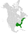 Obszar dystrybucji łańcucha pickerel
