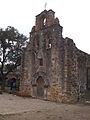 The chapel of Mission San Francisco de la Espada, San Antonio, Texas.