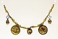 Etruria, goldsmiths from the archaic period, 6th century BC, necklace with bulla pendants and more