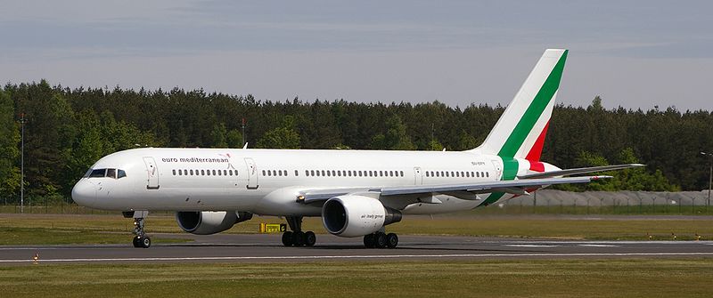 File:Euro Mediterranean Boeing 757-2Q8 Gdańsk.JPG