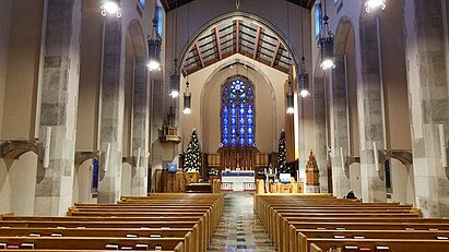 Interior of Lutheran Church of the Redeemer, Atlanta, Georgia