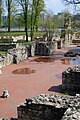 Archeological excavations in Margaret Island in Budapest.