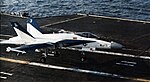 F-18A Hornet prototype landing on USS America (CV-66) 1979.jpg