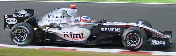 Kimi Räikkönen won the race for the second consecutive year for McLaren.