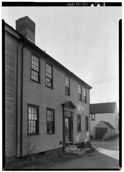 File:FRONT ELEVATION, NORTHEAST SIDE - Twin Houses, 66 and 74 Jefferson Street, Portsmouth, Rockingham County, NH HABS NH,8-PORT,139-2.tif