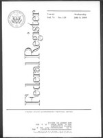 Thumbnail for File:Federal Register 2009-07-08- Vol 74 Iss 129 (IA sim federal-register-find 2009-07-08 74 129).pdf