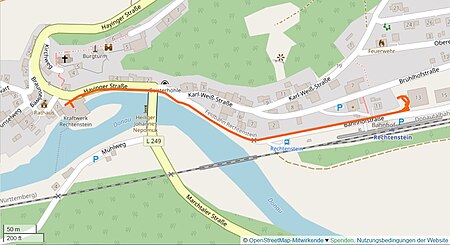 Feldbahn Rechtenstein (OpenStreetMap)
