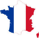 Flag-map of France.svg