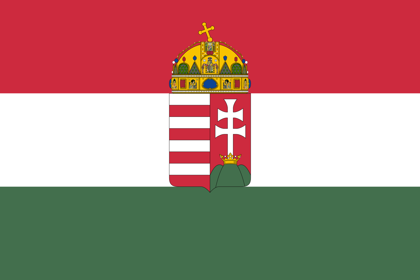 венгерский флаг с гербом картинки большой