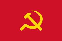Flag of Lao People's Revolutionary Party