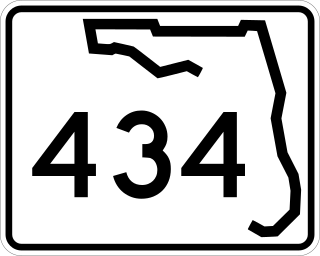 <span class="mw-page-title-main">Florida State Road 434</span> State highway in Florida, United States