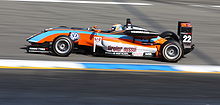 A F3 Euroseries car driven by Carlo van Dam at Hockenheimring. Formel3 Dallara F308 van Dam 2009 amk.jpg