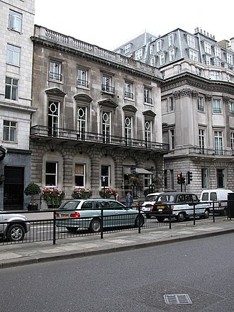 The club's building, 106 Piccadilly, in 2006 Former London home of the Earls of Coventry - geograph.org.uk - 271871.jpg