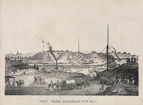 Fort Yuma in 1875