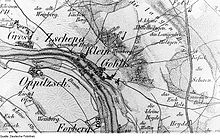 Fotothek df rp-c 0880119 Zeithain-Gohlis, auf der Karte Oberreit, Sect. Oschatz, 1839–40