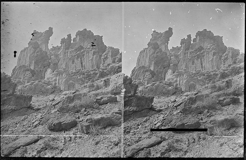 File:Freaks of erosion. Title Dellenbaugh used in the "The Romance of the Colorado River". Old nos. 306, 398., 1871 - 1878 - NARA - 517828.jpg