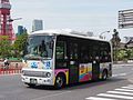 「ちぃばす」芝ルートで実証運行が行われている日野ポンチョ電気バス T1585