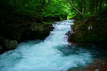 岨谷峡、布押の滝（秋田市河辺）